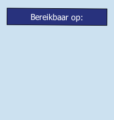 Bereikbaar op: